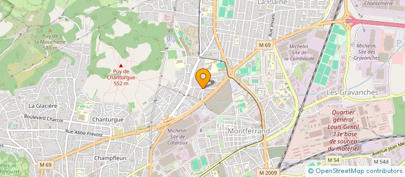 localisation de l'entreprise MONSIEUR CEDRIC GRANSEIGNE  CLERMONT-FERRAND