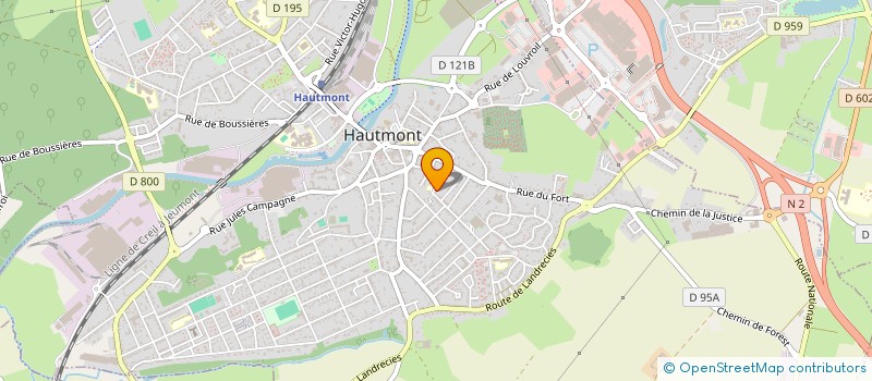 localisation de l'entreprise MONSIEUR CEDRIC GRASSART à HAUTMONT