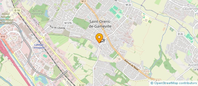 localisation de l'entreprise MONSIEUR CEDRIC GRENET à SAINT-ORENS-DE-GAMEVILLE