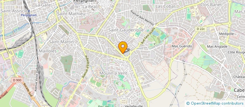 localisation de l'entreprise MONSIEUR CEDRIC GROLEAU  PERPIGNAN