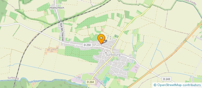 localisation de l'entreprise MONSIEUR CEDRIC GRUNER à SURBOURG