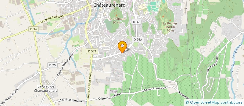 localisation de l'entreprise MONSIEUR CEDRIC GUAL à CHATEAURENARD