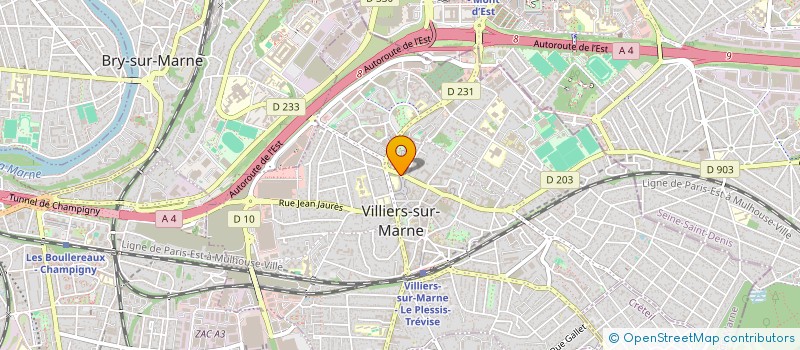 localisation de l'entreprise MONSIEUR CEDRIC GUEFACK DJIATSA  VILLIERS-SUR-MARNE