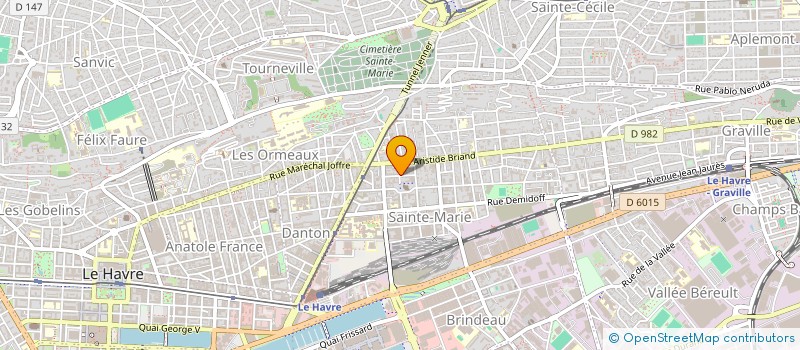 localisation de l'entreprise MONSIEUR CEDRIC GUENOT  LE HAVRE