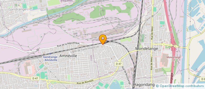 localisation de l'entreprise MONSIEUR CEDRIC GUILLAUME  MONDELANGE