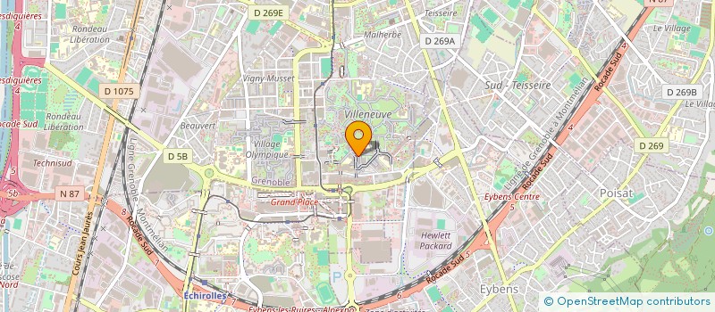 localisation de l'entreprise MONSIEUR CEDRIC GUILLAUME à GRENOBLE