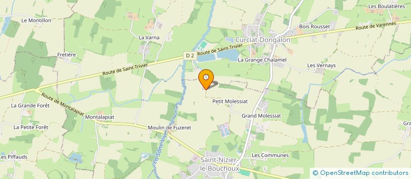 localisation de l'entreprise MONSIEUR CEDRIC GUILLEMET  SAINT-NIZIER-LE-BOUCHOUX