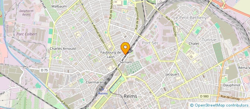 localisation de l'entreprise MONSIEUR CEDRIC GUILLEMOT  REIMS