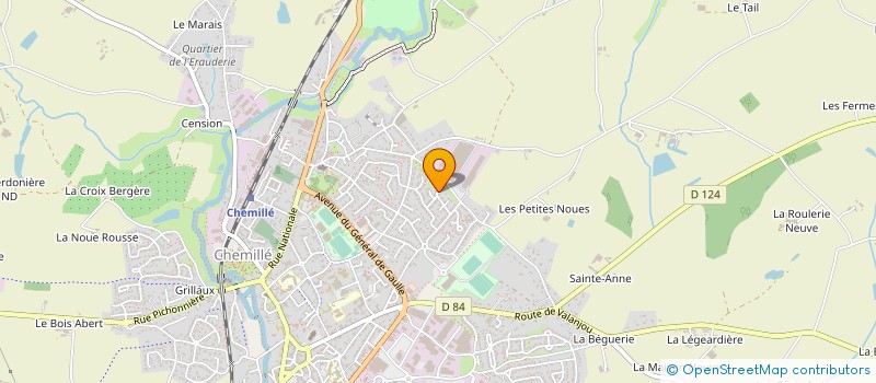 localisation de l'entreprise MONSIEUR CEDRIC GUILLET  CHEMILLE-EN-ANJOU