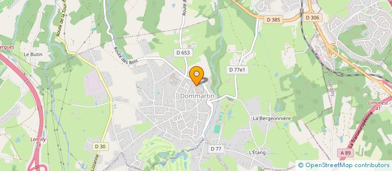 localisation de l'entreprise MONSIEUR CEDRIC GUILLOT  DOMMARTIN