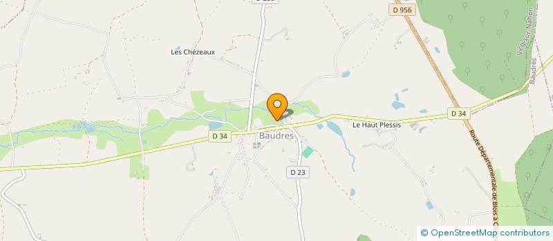 localisation de l'entreprise MONSIEUR CEDRIC GUILLOT à BAUDRES