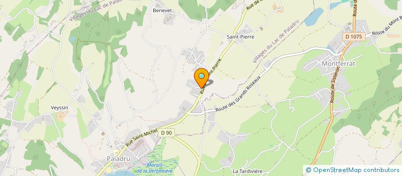 localisation de l'entreprise MONSIEUR CEDRIC GUILLOT  VILLAGES DU LAC DE PALADRU