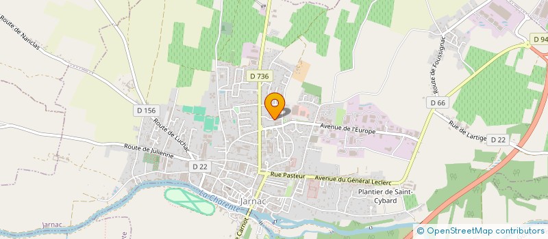 localisation de l'entreprise MONSIEUR CEDRIC GUILMINEAU à JARNAC