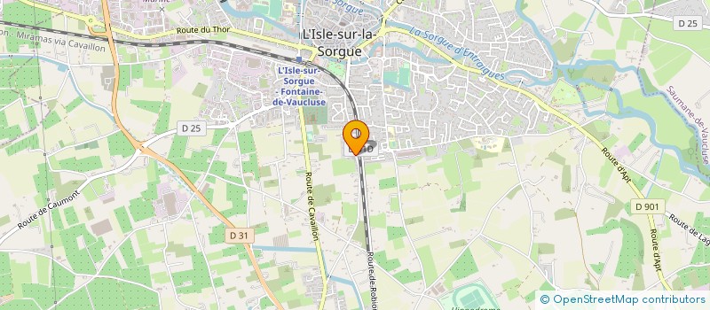 localisation de l'entreprise MONSIEUR CEDRIC GUISEPPI à L'ISLE-SUR-LA-SORGUE