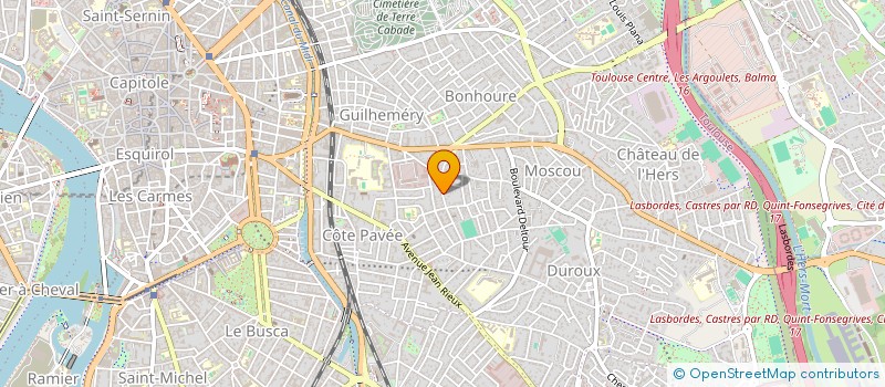 localisation de l'entreprise MONSIEUR CEDRIC GUITER  TOULOUSE