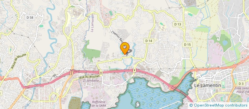 localisation de l'entreprise MONSIEUR CEDRIC GUITTEAUD  LE LAMENTIN