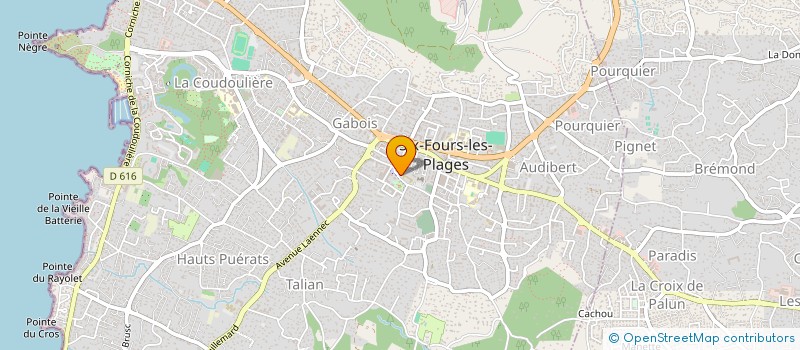 localisation de l'entreprise MONSIEUR CEDRIC GUIZELIN à SIX-FOURS-LES-PLAGES