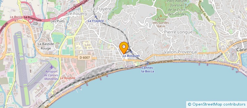 localisation de l'entreprise MONSIEUR CEDRIC GUNTHER à CANNES