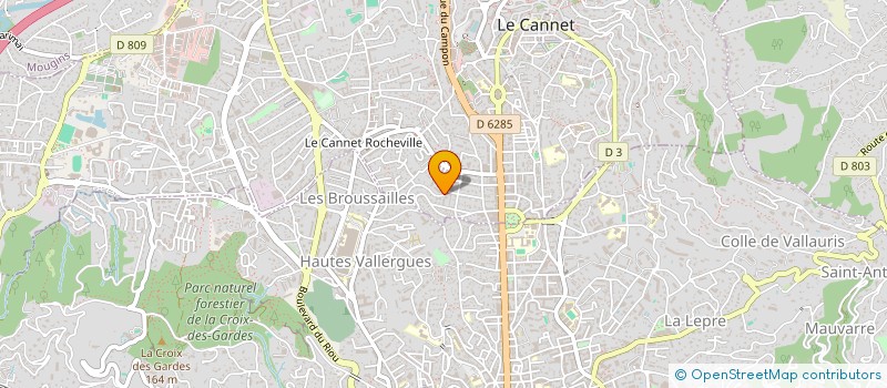 localisation de l'entreprise MONSIEUR CEDRIC GURDNER  LE CANNET