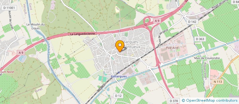 localisation de l'entreprise MONSIEUR CEDRIC GUTMAN à GALLARGUES-LE-MONTUEUX