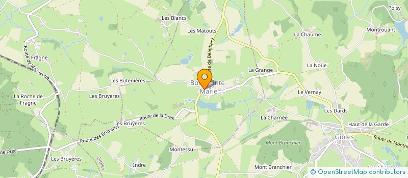 localisation de l'entreprise MONSIEUR CEDRIC GUYON  BOIS-SAINTE-MARIE