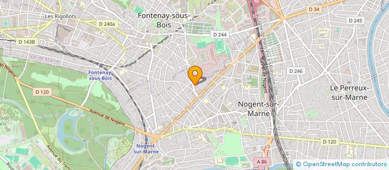 localisation de l'entreprise MONSIEUR CEDRIC GUYON à NOGENT-SUR-MARNE