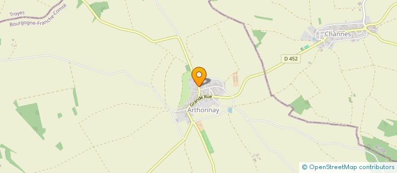 localisation de l'entreprise MONSIEUR CEDRIC GUYOT  ARTHONNAY