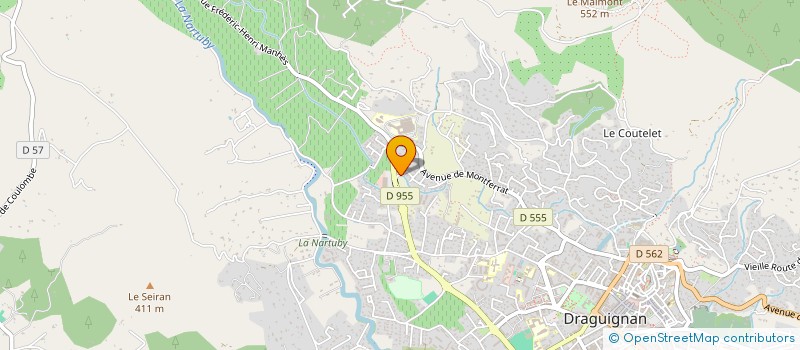 localisation de l'entreprise MONSIEUR CEDRIC HACLEWYN à DRAGUIGNAN