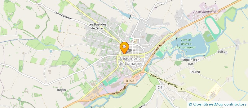 localisation de l'entreprise MONSIEUR CEDRIC HACQUARD à BEAUMONT-DE-LOMAGNE