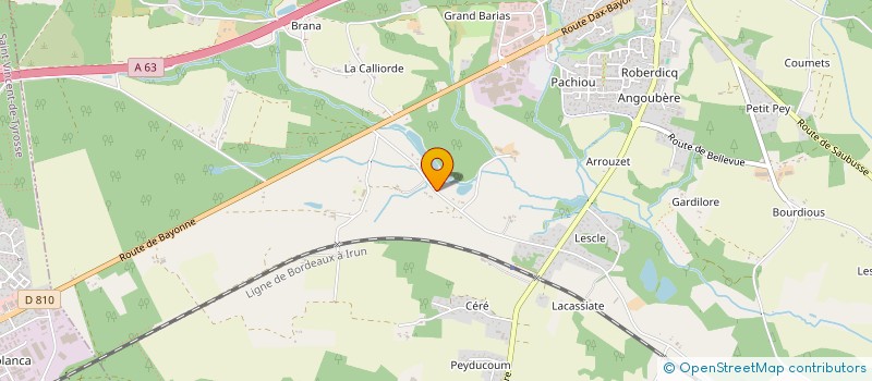 localisation de l'entreprise MONSIEUR CEDRIC HAEGEMANS à SAINT-GEOURS-DE-MAREMNE