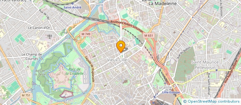 localisation de l'entreprise MONSIEUR CEDRIC HALGRIN à LILLE