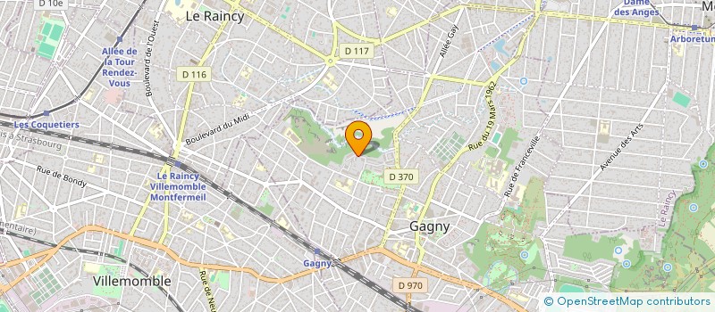 localisation de l'entreprise MONSIEUR CEDRIC HAMANN  GAGNY