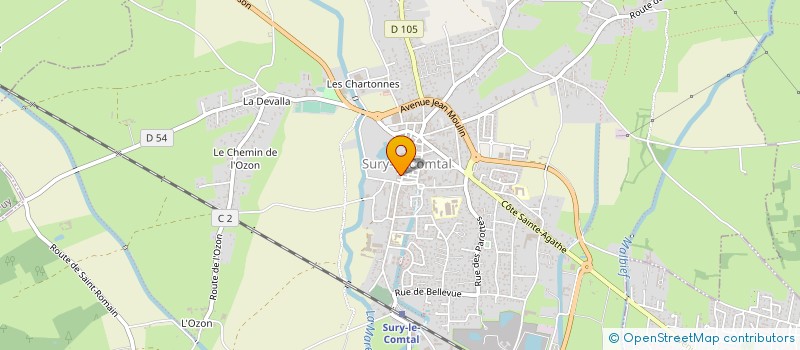 localisation de l'entreprise MONSIEUR CEDRIC HAMM  SURY-LE-COMTAL