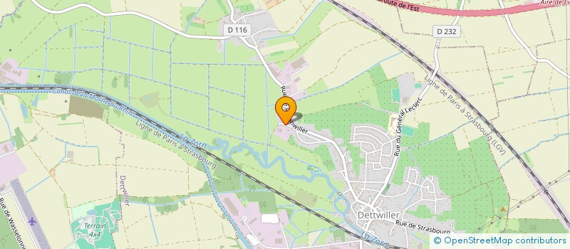 localisation de l'entreprise MONSIEUR CEDRIC HANTZ  LUPSTEIN