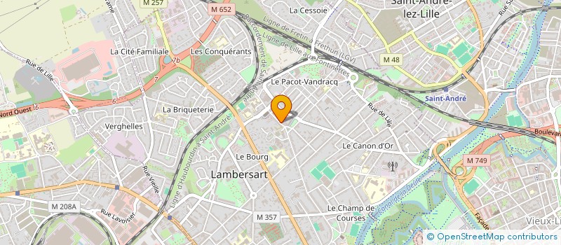 localisation de l'entreprise MONSIEUR CEDRIC HARBONNIER à LAMBERSART