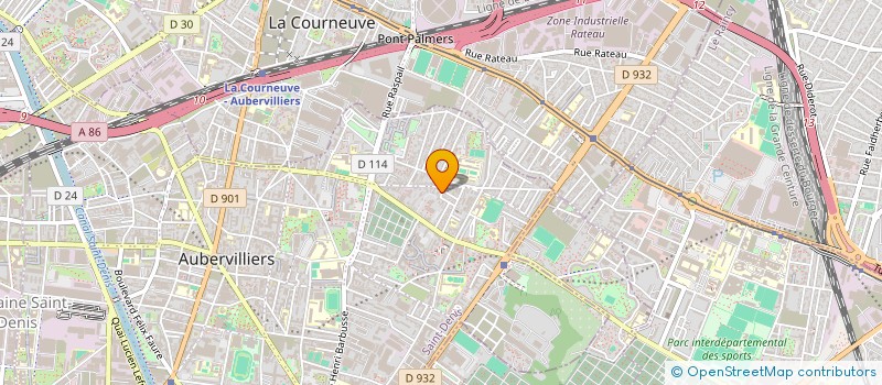 localisation de l'entreprise MONSIEUR CEDRIC HASTOY  AUBERVILLIERS