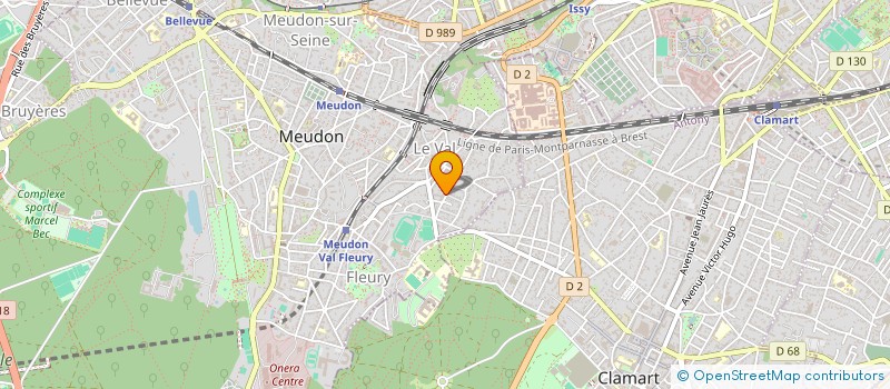 localisation de l'entreprise MONSIEUR CEDRIC HAYNES à MEUDON