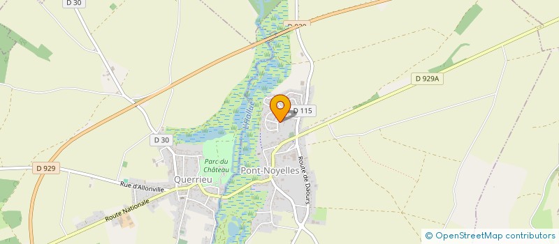 localisation de l'entreprise MONSIEUR CEDRIC HELY  PONT-NOYELLES