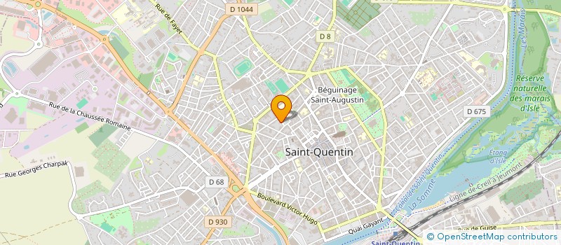 localisation de l'entreprise MONSIEUR CEDRIC HENOCQ à SAINT-QUENTIN