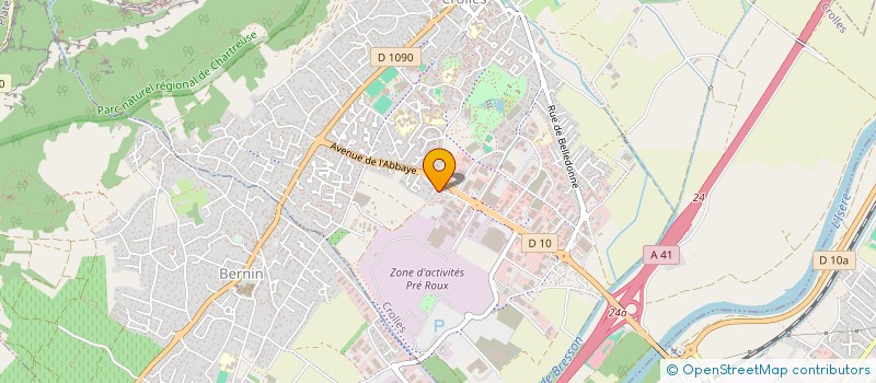 localisation de l'entreprise MONSIEUR CEDRIC HENON  CROLLES