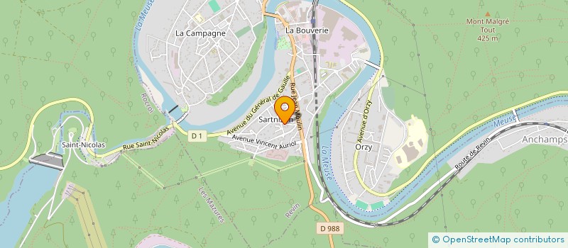 localisation de l'entreprise MONSIEUR CEDRIC HENRARD  REVIN