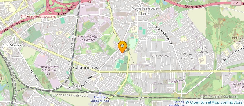 localisation de l'entreprise MONSIEUR CEDRIC HERBEZ  NOYELLES-SOUS-LENS