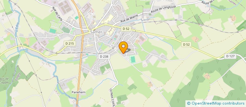 localisation de l'entreprise MONSIEUR CEDRIC HERBEZ  SAMER