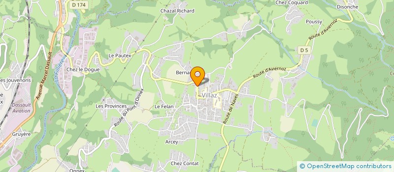 localisation de l'entreprise MONSIEUR CEDRIC HERPE  VILLAZ