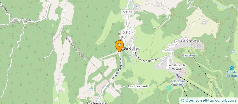 localisation de l'entreprise MONSIEUR CEDRIC HIRSCHY  VILLARD-DE-LANS