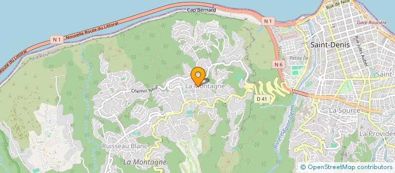 localisation de l'entreprise MONSIEUR CEDRIC HOARAU à SAINT-DENIS