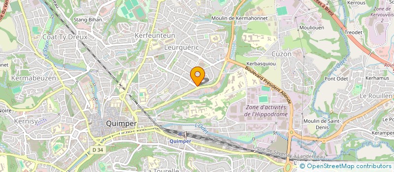 localisation de l'entreprise MONSIEUR CEDRIC HOCHET à QUIMPER