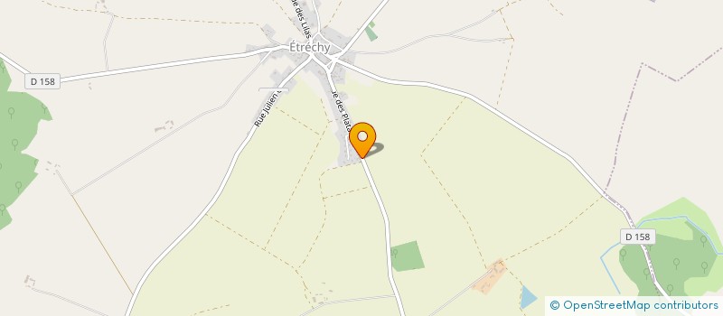 localisation de l'entreprise MONSIEUR CEDRIC HOGG  ETRECHY