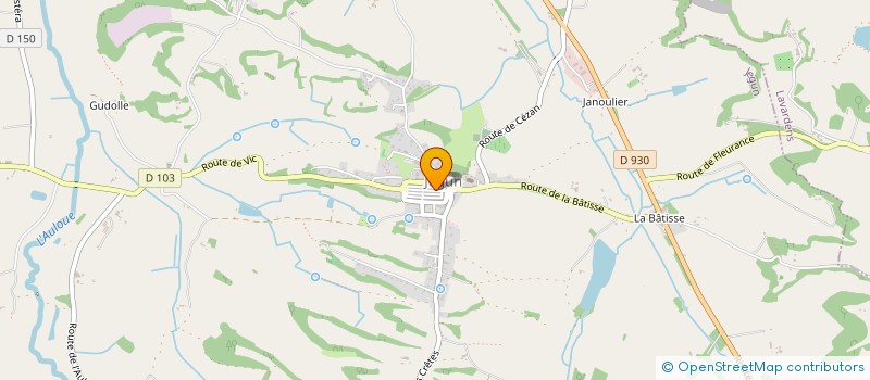 localisation de l'entreprise MONSIEUR CEDRIC HORR  JEGUN