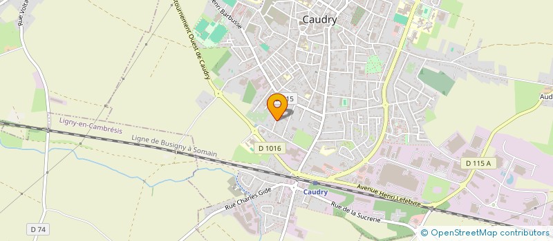 localisation de l'entreprise MONSIEUR CEDRIC HOSAERT  CAUDRY